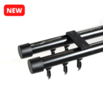 2 TAKELIŲ aliuminio profilio Karnizas MDR Ø20