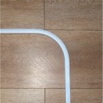 BENDED CEILING RAIL BK FOR SHOWER CURTAIN