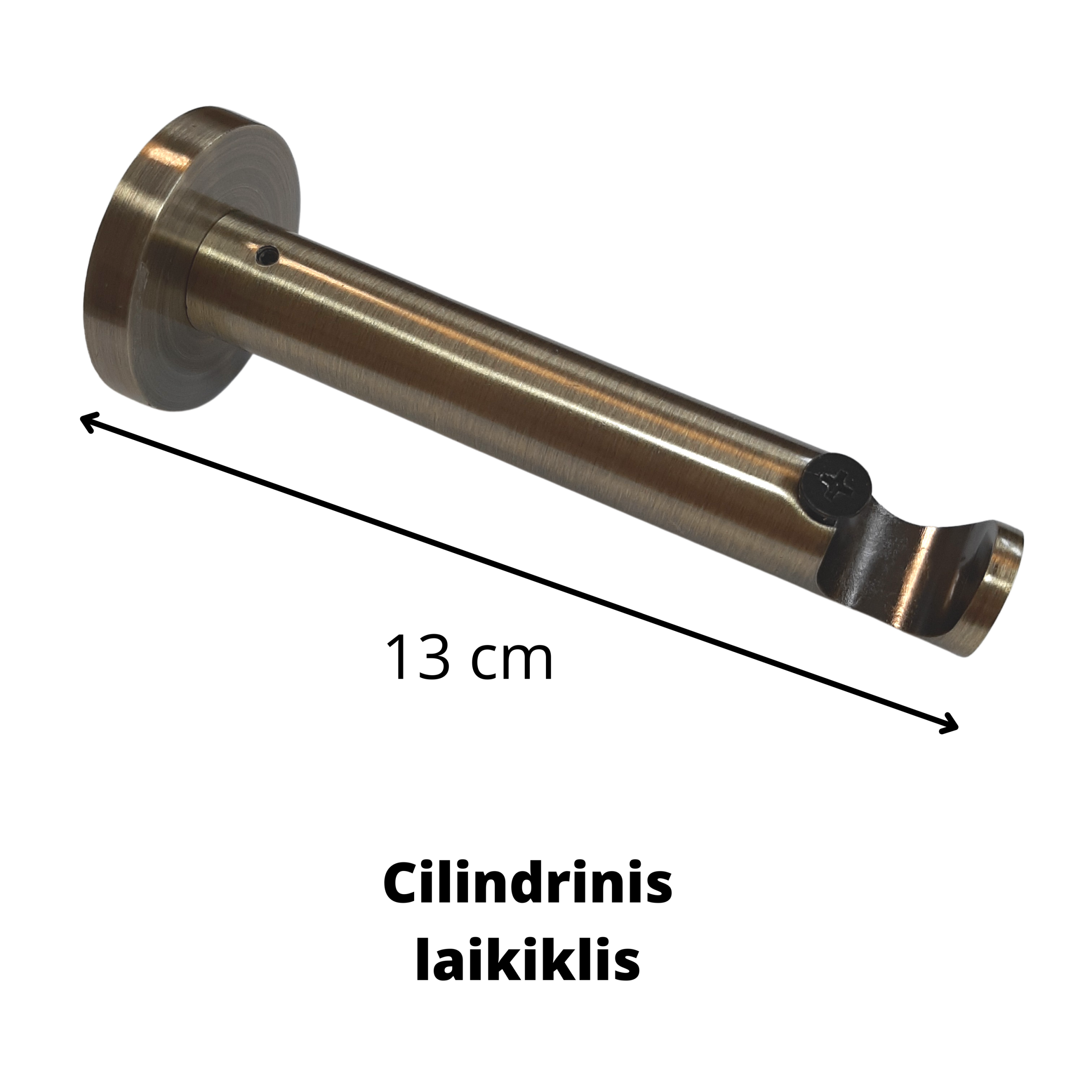 Curtain rod with the groove Ø19 Antique gold - Image 9