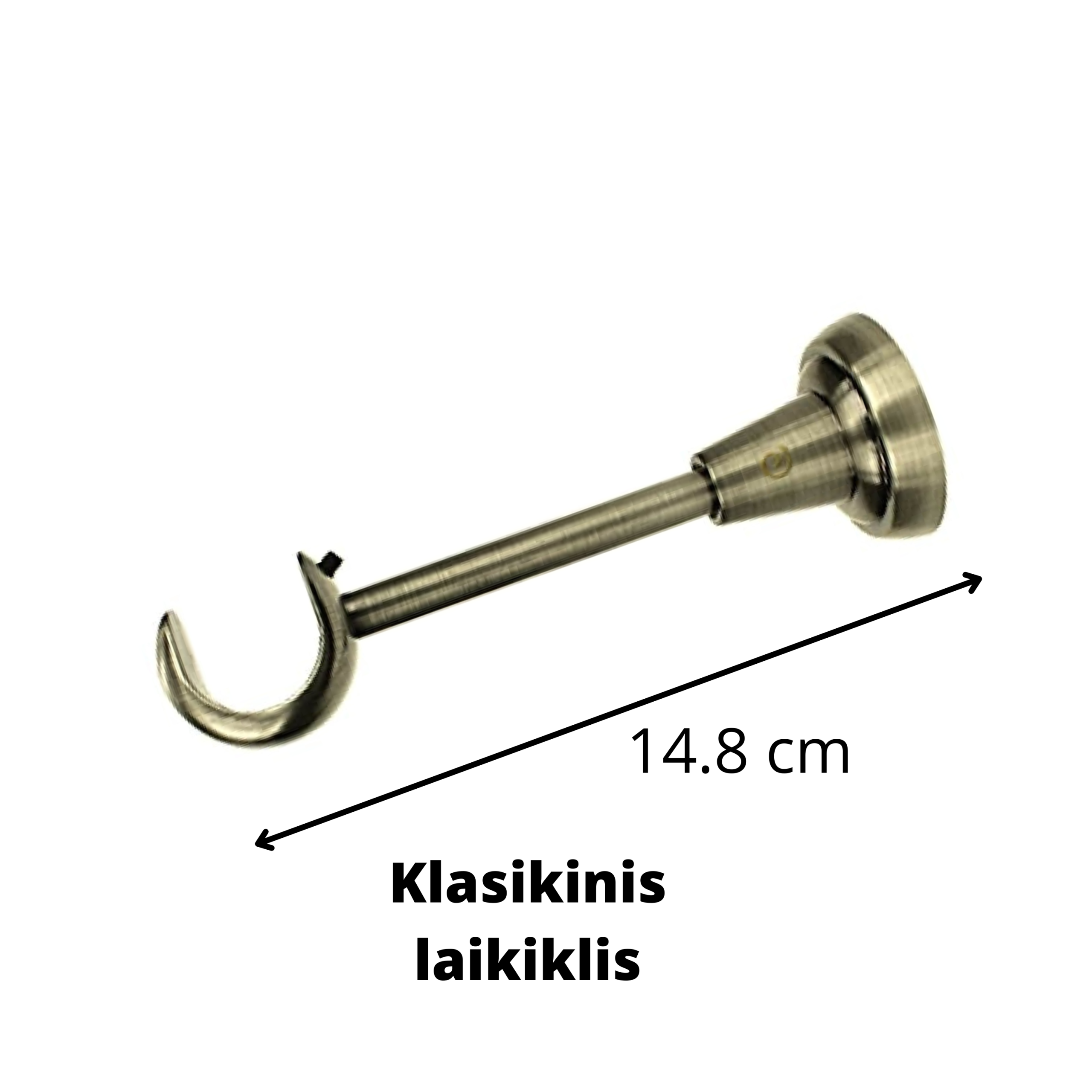 Curtain rod with the groove Ø19 Antique gold - Image 8