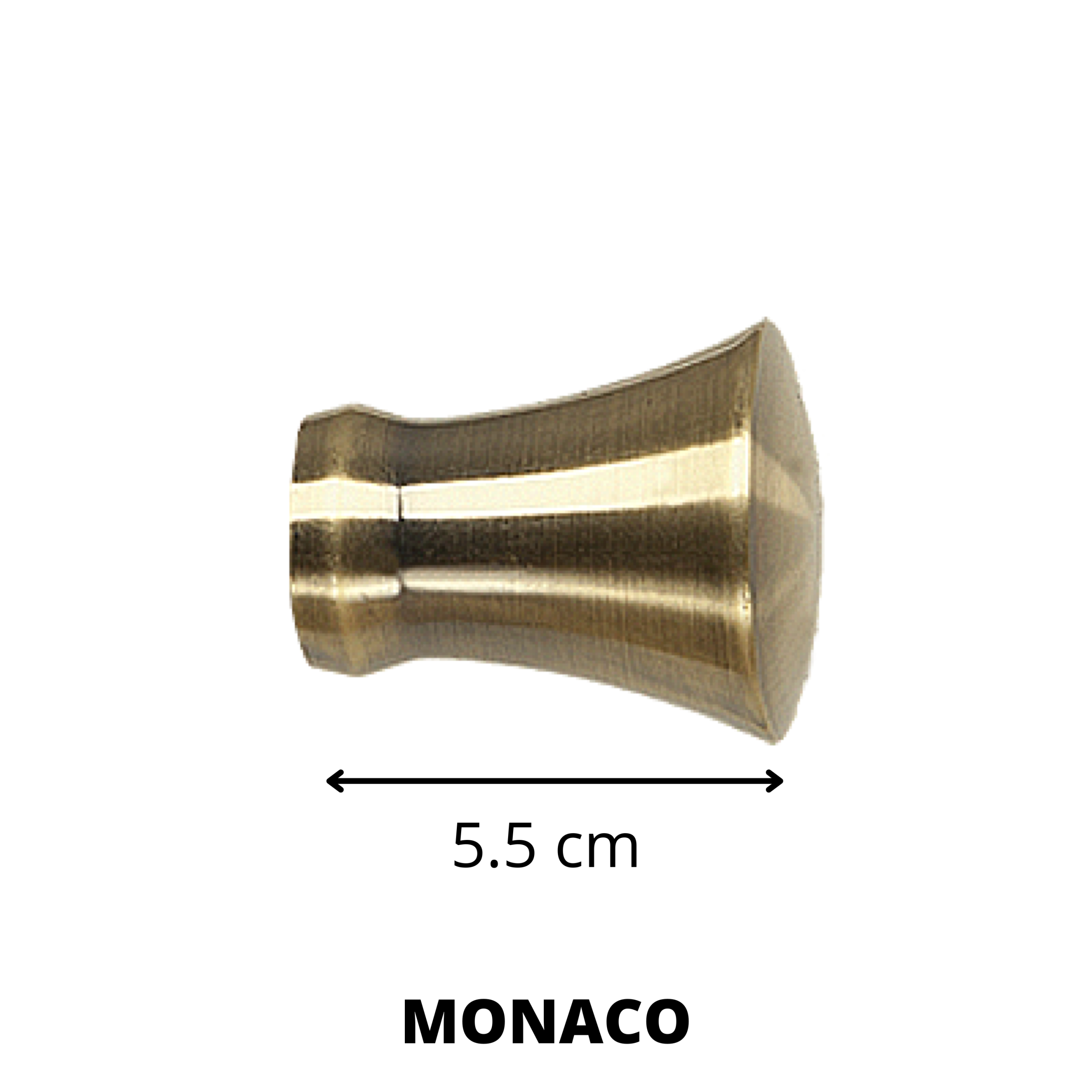 Curtain rod with the groove Ø19 Antique gold - Image 6