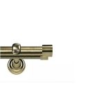 Double curtain rod with the groove Ø19 Antique gold