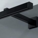SINGLE STICK SQUARE CORNICE BLACK